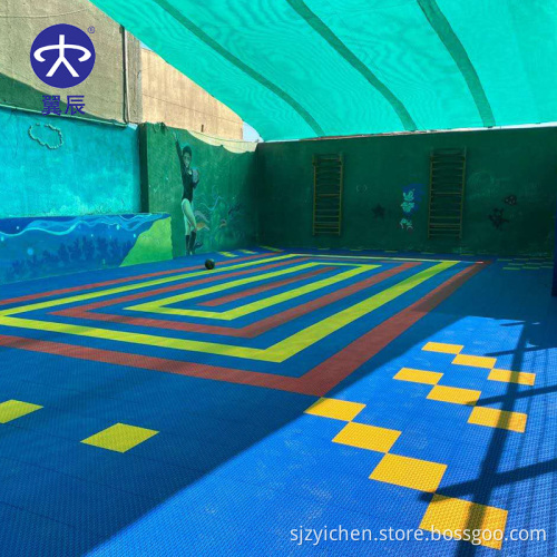 Suspended Interlocking Tiles for Children Play Area Flooring - Outdoor/Playground